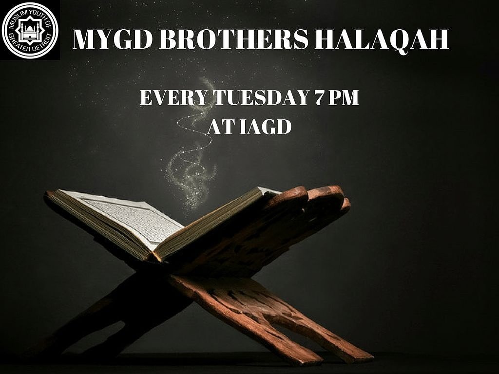 MYGD's tweet image. Salaam,
Just a reminder that there is Halaqah at 7 tonight. There will be pizza, so try to come through.