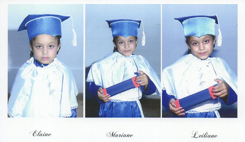 Trigêmeas são diplomadas em Paramirim bit.ly/2Agczyb