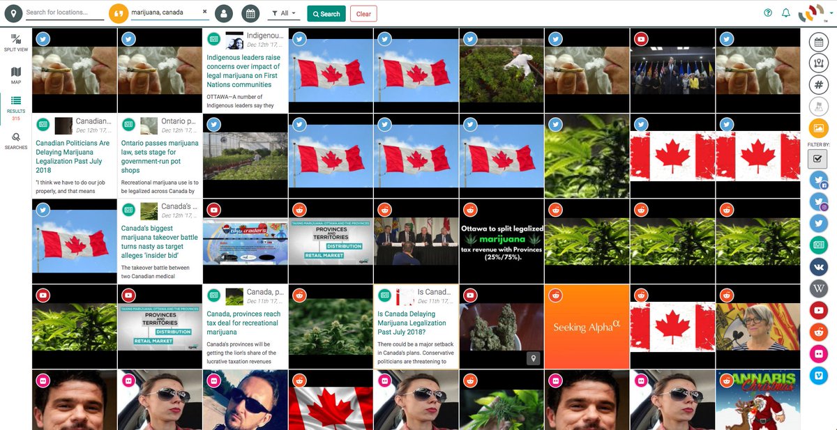 echosec_search's tweet image. Canada plans to legalize and regulate recreational marijuana by July 2018. Tax revenues will go mostly to provinces. Following on social with #Echosec. #news #marijuana #Canada