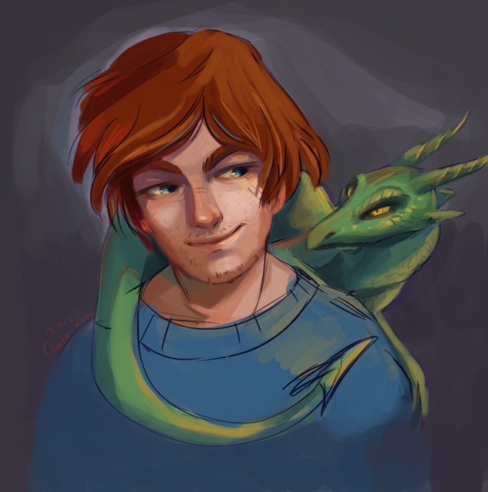 charlie weasley fan art