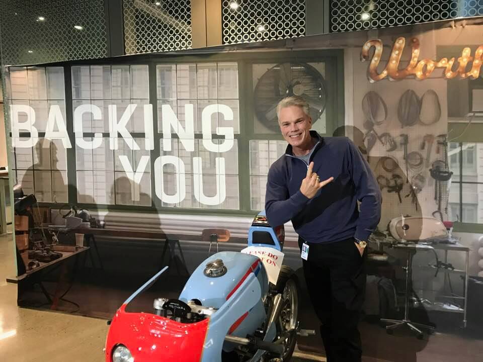 brad_d_smith's tweet photo. An exciting "sneak peek" at the upcoming @QuickBooks campaign. The world's largest workforce works for themselves and at @Intuit, we are the champions for those who dare to dream... we back those who don't back down. https://t.co/z87GPSGzmZ
