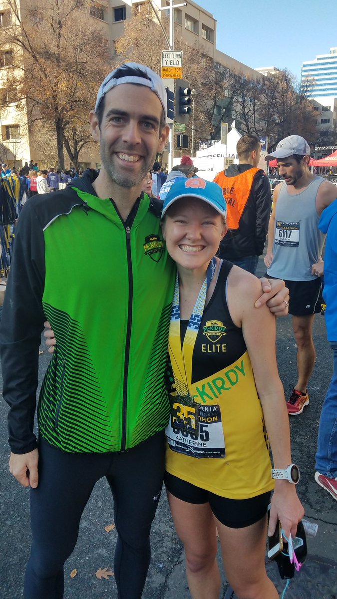 McKirdyTrained's tweet photo. Geales ran 2:57:55 without a single #longrun over 20 miles. Still ran 60 miles a week though! #sub3 #cim35 https://t.co/QQR5XcMThW