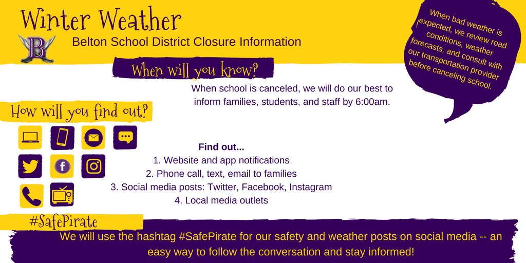 Belton School District 124 on Twitter "Save this. Share this