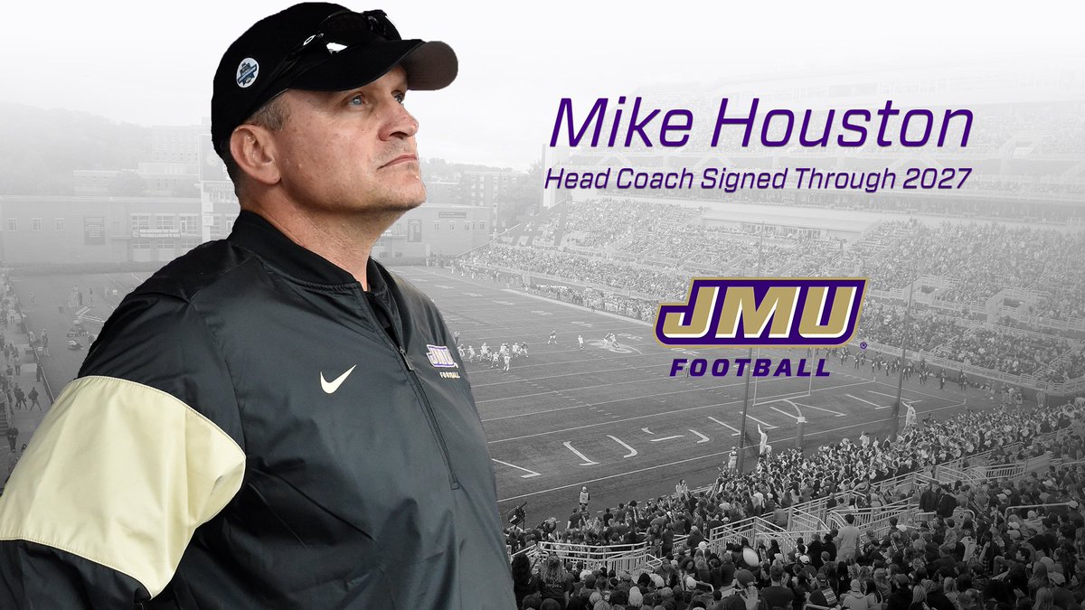 BREAKING: Mike Houston Signs 10-Year Extension as Head Coach of <a href="/JMUFootball/">JMU Football</a> 

👀 bit.ly/2z3jgW1