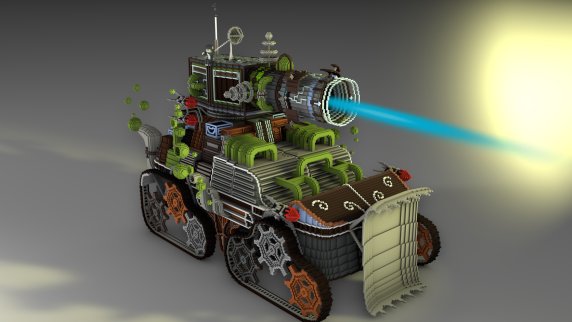 Slarox's tweet photo. :: Tank in the Future ::
this is a render of an old project
render by @SCFFAN1 
built by myself https://t.co/eMsg7sQ3ot