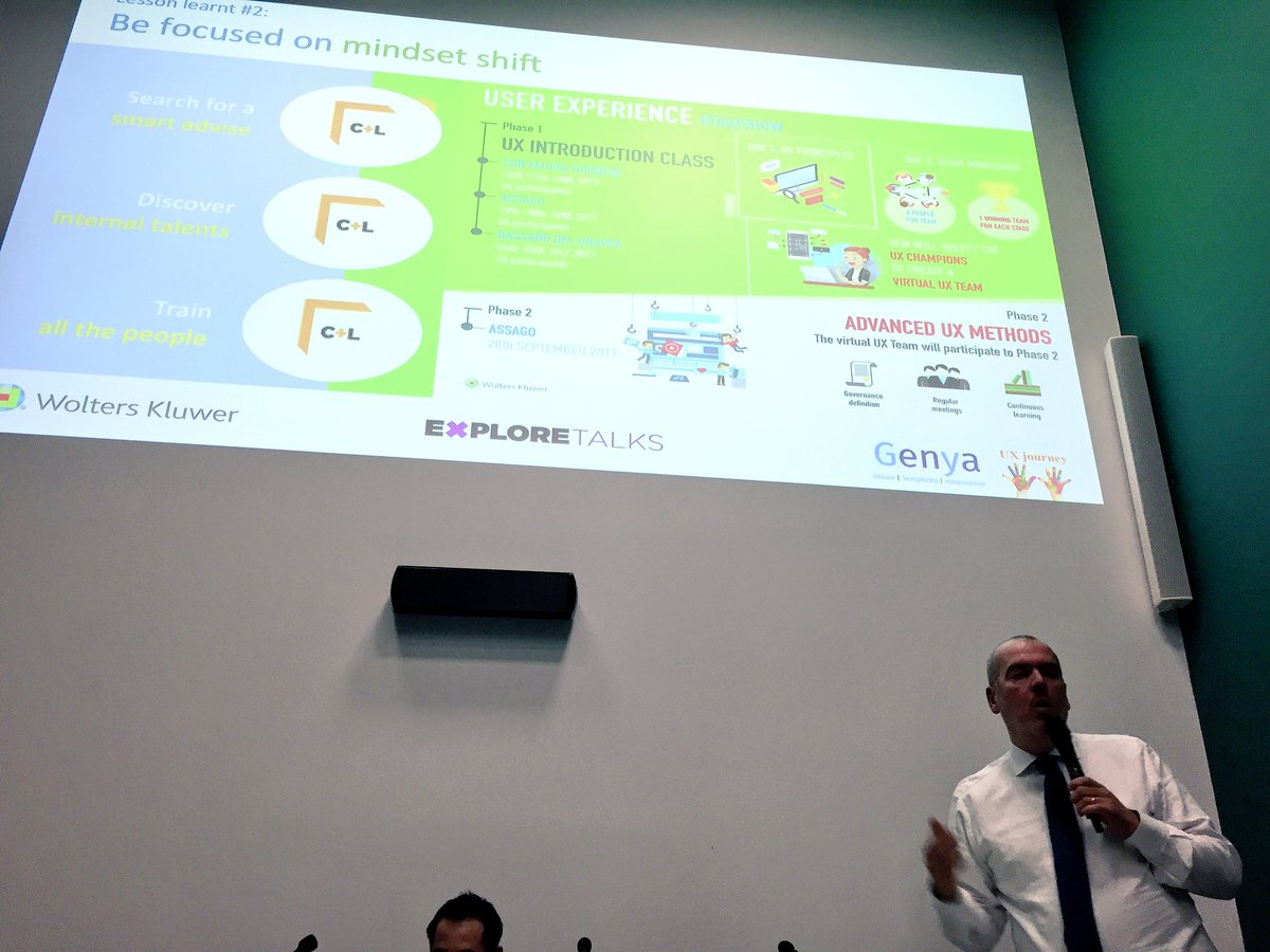 Il percorso di formazione continua sulla #ux co-progettato da <a href="/Wolters_Kluwer/">Wolters Kluwer</a> e <a href="/CoppaLandini/">Coppa+Landini</a> e raccontato da <a href="/BoarettoSergio/">Sergio Boaretto</a> #userjourney #Genya #xtux