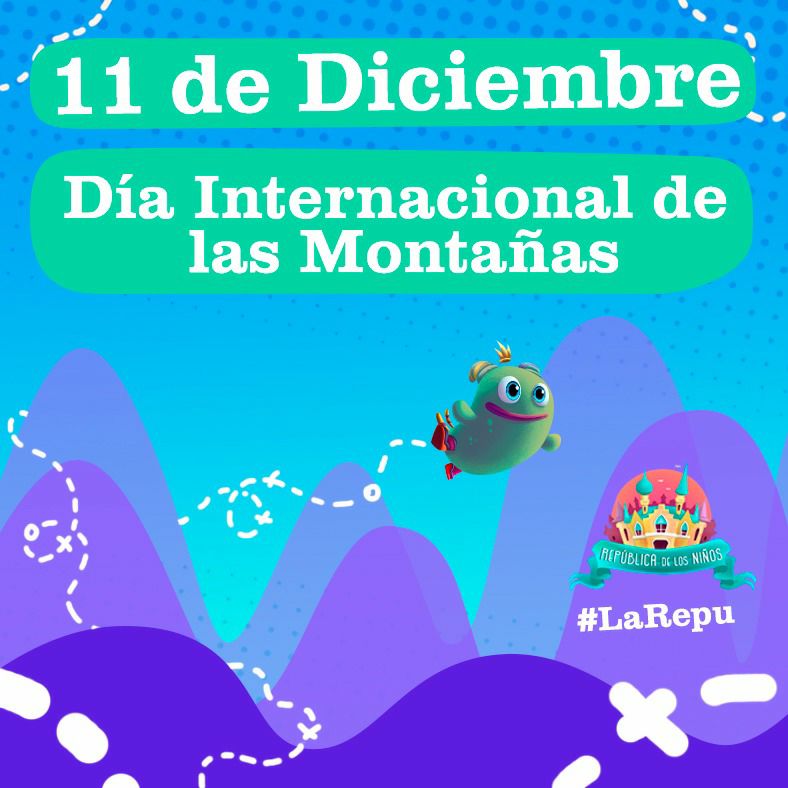 repdelosninos's tweet photo. ¿SABIAS QUÉ?
¡Ayer fue el Día de las montañas!
Más de mil millones de personas viven en zonas montañosas y más de la mitad de la población del planeta necesita de las montañas para abastecerse de agua y alimentos ♡
#CuidemosElMedioAmbiente https://t.co/LUVMRJgzxp
