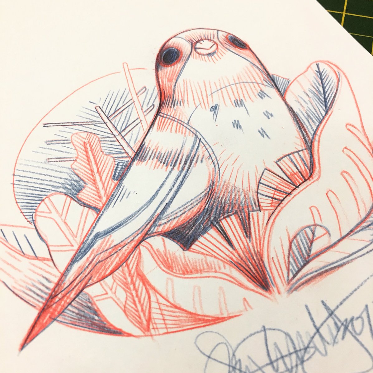 Mckinley on Twitter: "Original blue/red pencil sketch going in an order, one the A2 + prints. Take heed, order before 19th Dec for UK delivery before Christmas https://t.co/tIqLadu7eo" / Twitter