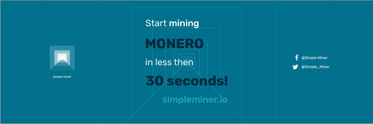 Simple_Miner's tweet photo. Start mining Monero in less then 30 seconds!....Get it now on simpleminer.io @Simple_Miner #CryptoCurrencies #newbestthing #CryptoNews #musthave #cryptocoins #Mining https://t.co/hzfCtsV5Kn