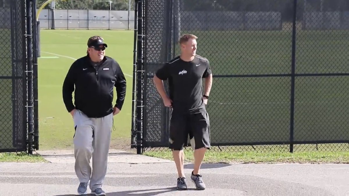 UCFZack's tweet image. Here is @coach_frost leaving Nebraska yesterday and then coaching at UCF today. Still think you made the right decision, coach?