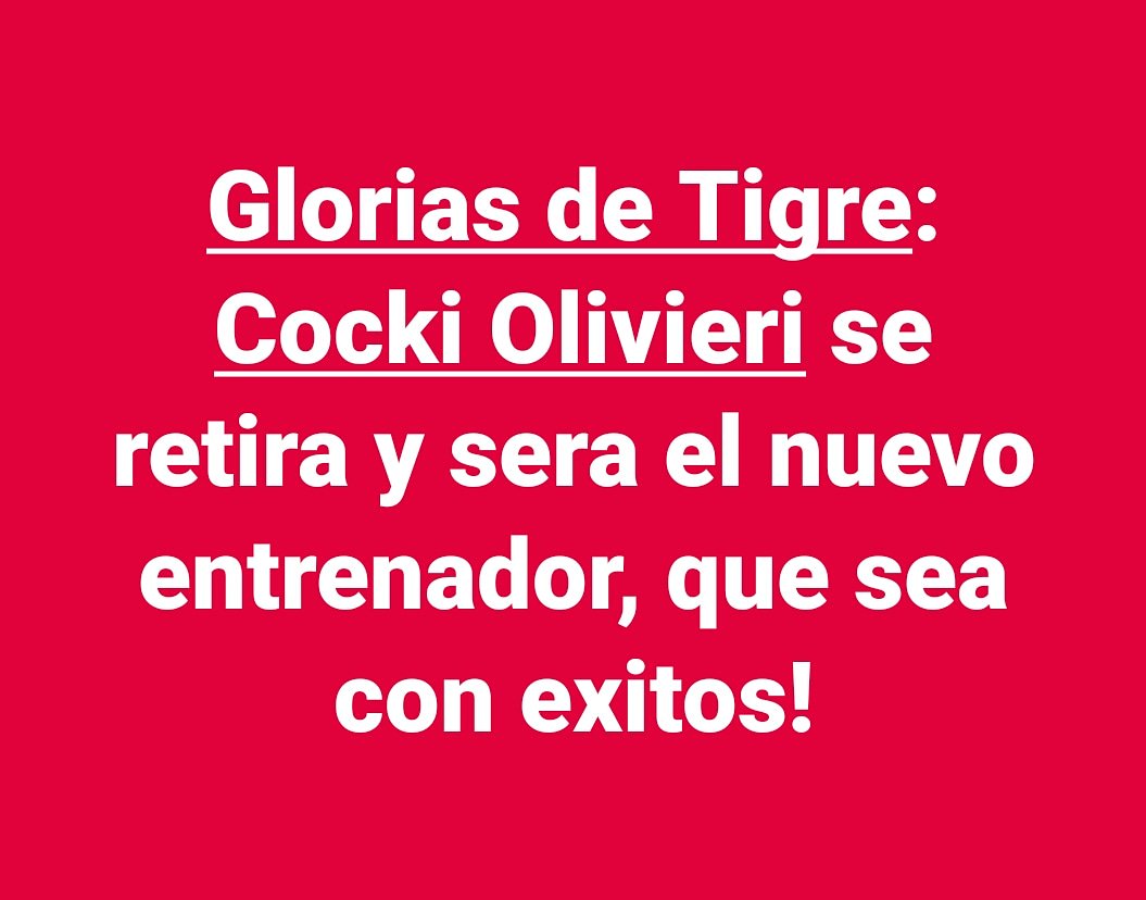 FutsalMercado's tweet photo. En Tigre, que logró mantener la categoría, ya hay sucesor para Charly Fernández. Y es un viejo conocido del club que hace oficial su retiro.... https://t.co/0iQZNqaQl1