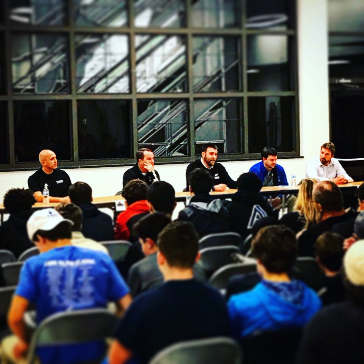 MDXLax's tweet photo. A great night of learning for our  lacrosse community! #MDXLax #recruitmentnight #HCCLax #McdanielLax #DelValLax #ChowanLax #RutgersLax #PlayHereGetThere #UnderstandTheProcess https://t.co/tkdb0alyMe