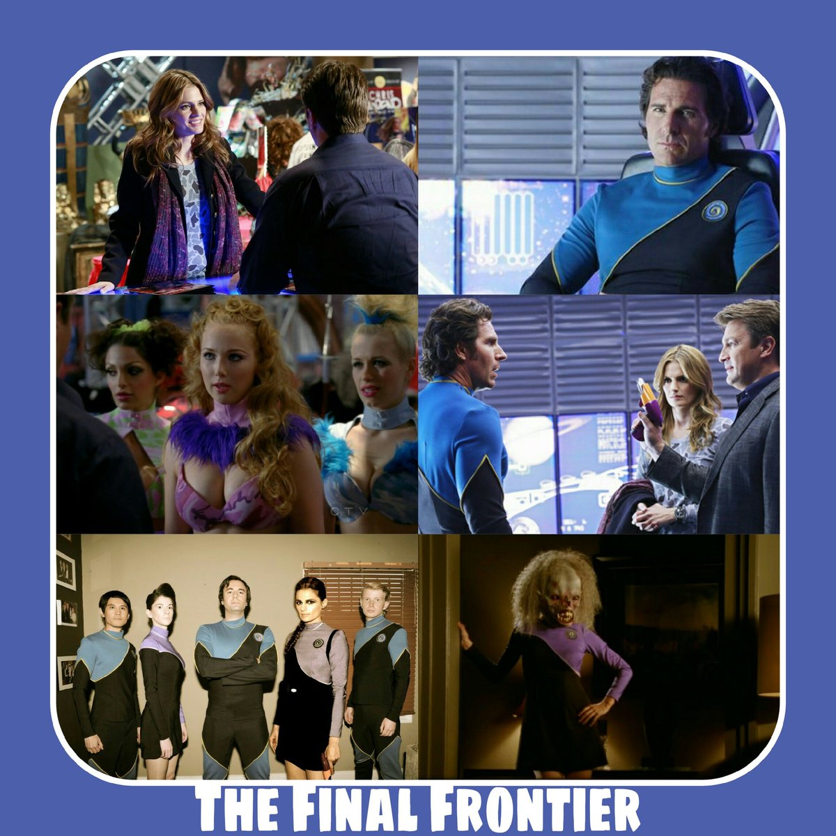 CaskettOlitz's tweet photo. Watching The Final Frontier for the millionth time #thefinalfrontier #Castle #season5 #Caskett #captainmax #nebula9 @Stana_Katic @NathanFillion @EdwardQuinn @MollyQuinn93 https://t.co/6hf5lsCrhe