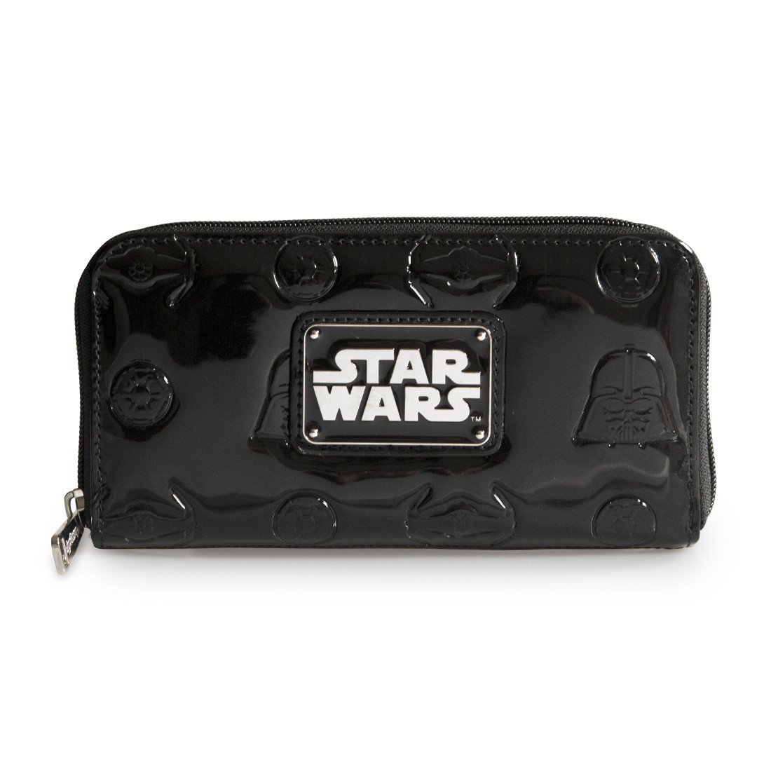 Loungefly's tweet image. RT &amp;amp; follow @Loungefly for the chance to win this Embossed Darth Vader Wallet!