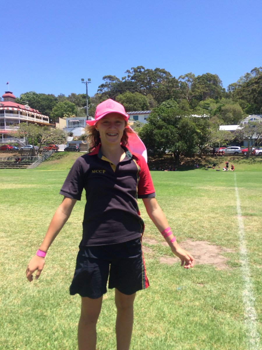 MaristPenshurst's tweet photo. A great day of fun at the annual picnic day. Celebrating the end of 2018 with Pink Stumps cricket supporting @McGrathFdn https://t.co/X4P9zyhXHM