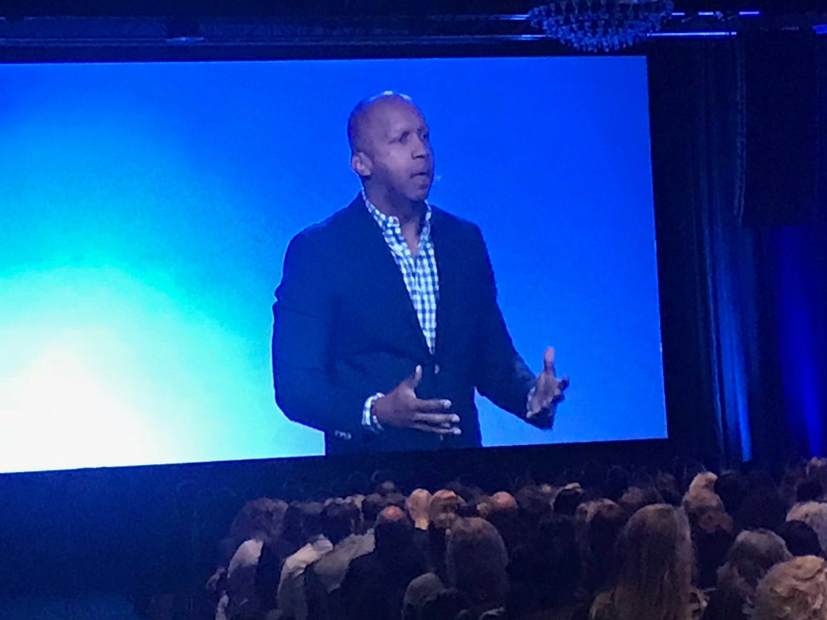 MikeBillingsPT's tweet photo. Bryan Stevenson.  Amazing storyteller and message!  #IHIForum @infinityrehab https://t.co/HALq2HIT3c