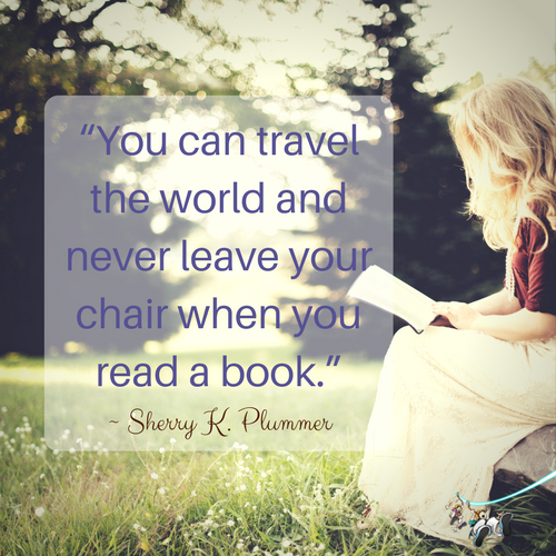 SassafrasSci's tweet photo. “You can travel the world and never leave your chair when you read a book.” ~ Sherry K. Plummer  #readingquote #readingbook #quotes #inspirationalquotes #quoteoftheday #reading #SassafrasScience https://t.co/RLNFyy1WUb