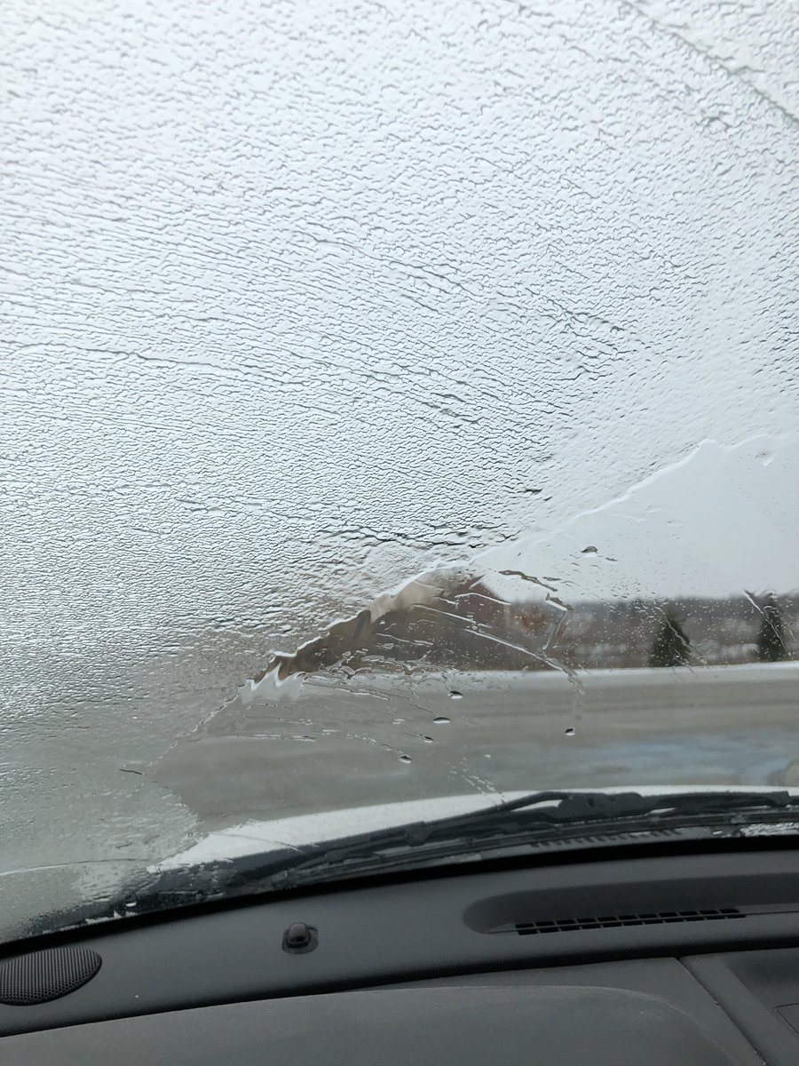 kfrisch's tweet photo. Horrible driving conditions to @clcmnedu MHS CIS visit. Freezing drizzle, defrost on high, & still stops every 10 miles to scrape windshield, like several other cars on the highway. #workdedication or #questionabledecision? At least visit was good! #MNweather #notintheforecast https://t.co/JeozQvYfrg