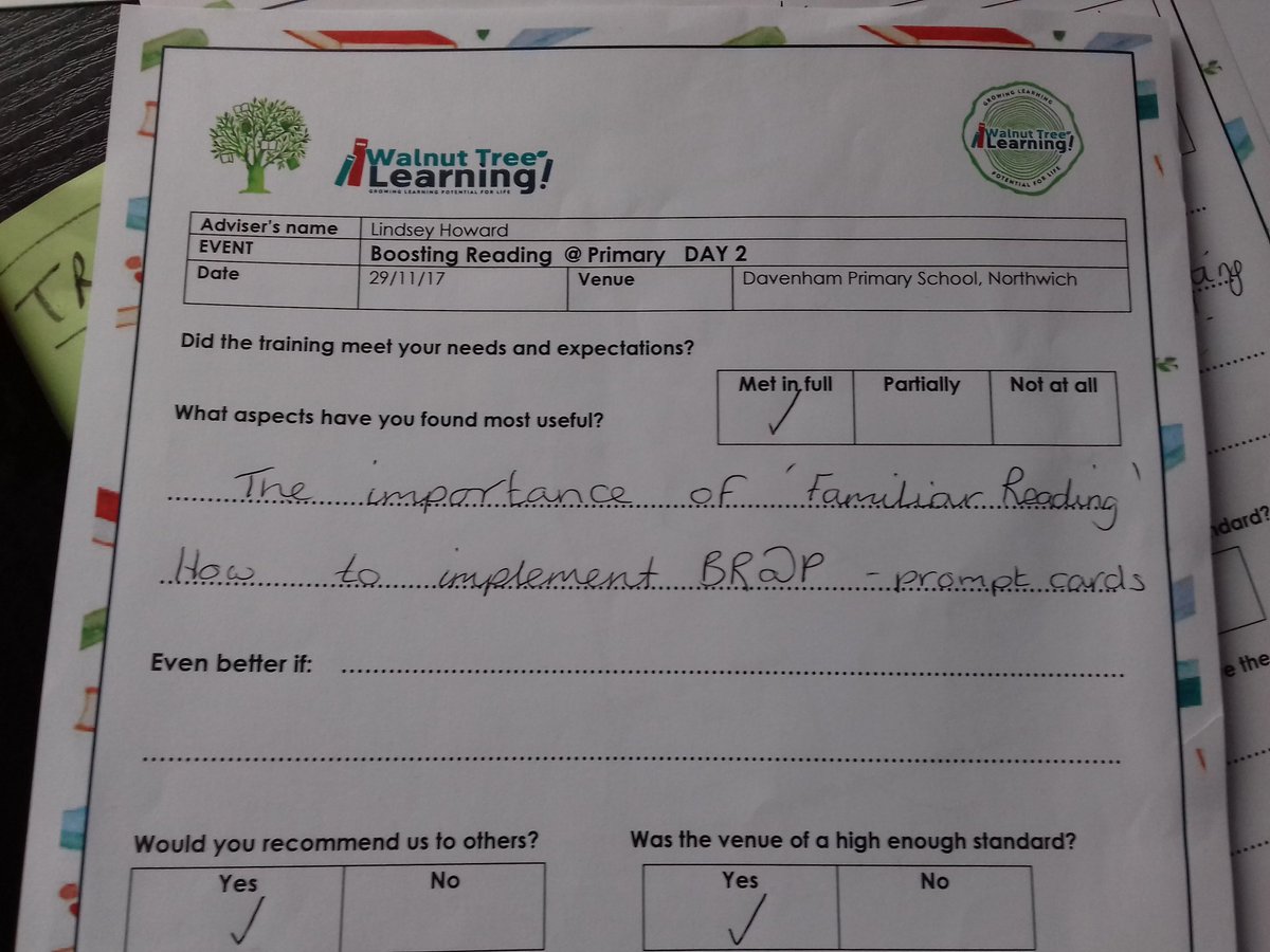 WalnutLearning's tweet image. Great to share strategies such as familiar reading and resources enhancing quality first teaching and targeted additional support  on a Walnut Tree course recently: BR@P (Boosting Reading @ Primary) comprehension book marks were  very well received.