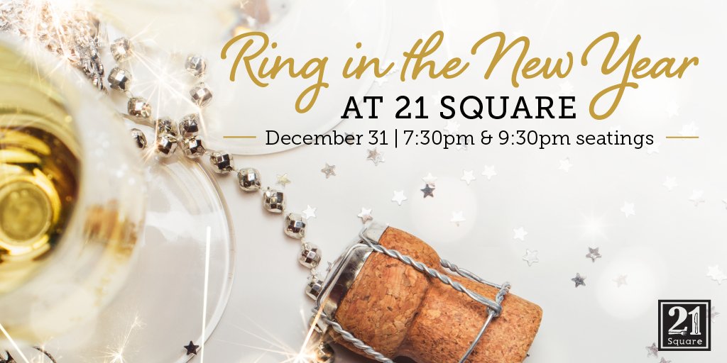 TRBMarriott's tweet photo. Ring in 2018 at #21Square with seatings at 7:30 &amp; 9:30 pm, a champagne toast and the ball drop on big screen TVs. #NYE https://t.co/Gego89z7YL