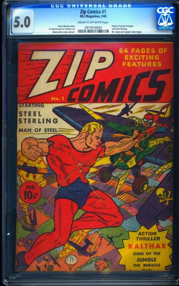 mljcomics's tweet photo. Zip Comics 1 Golden Age Key MLJ Comic Origin of the Scarlet Avenger L@@K: $1,795.00End Date: Jan-11 13:14Buy It Now for only: US $1,795.00Buy it now | Add to watch list https://t.co/1D0ylws4CW #mljcomics https://t.co/DUvzKpQZWF