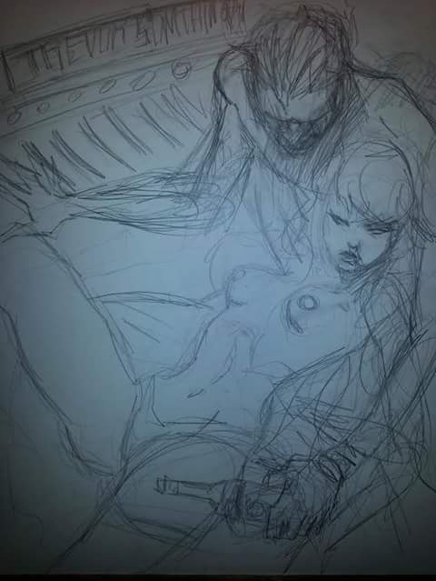 Just dug up this initial layout for my Trevor Something does not exist cover..... #trevorsomething