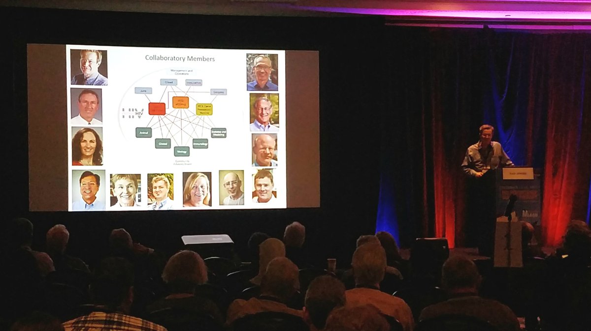 defeatHIV's tweet photo. At the #HIVPersistence during Therapy Workshop, #defeatHIV co-PI Dr. Keith Jerome reviews the year 1 achievements and future directions of our collaboratory towards a cell & #genetherapy approach to an #hivcure https://t.co/NqCIseIwQ4