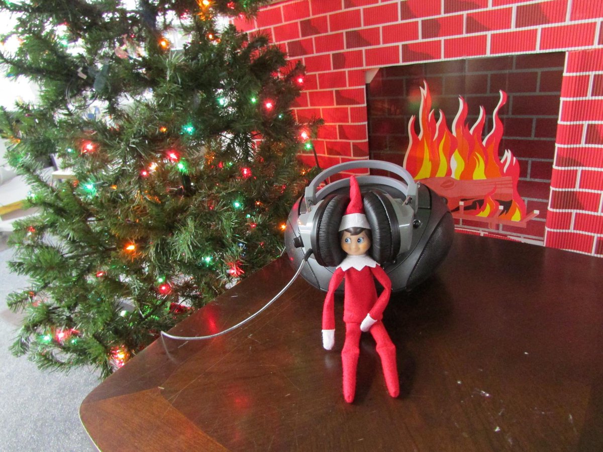 Day #10: Tune in for some good Christmas music with Dewey!