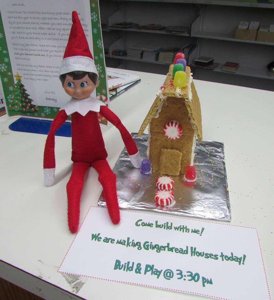 Day#8: Dewey tries his hand at Gingerbread Construction!