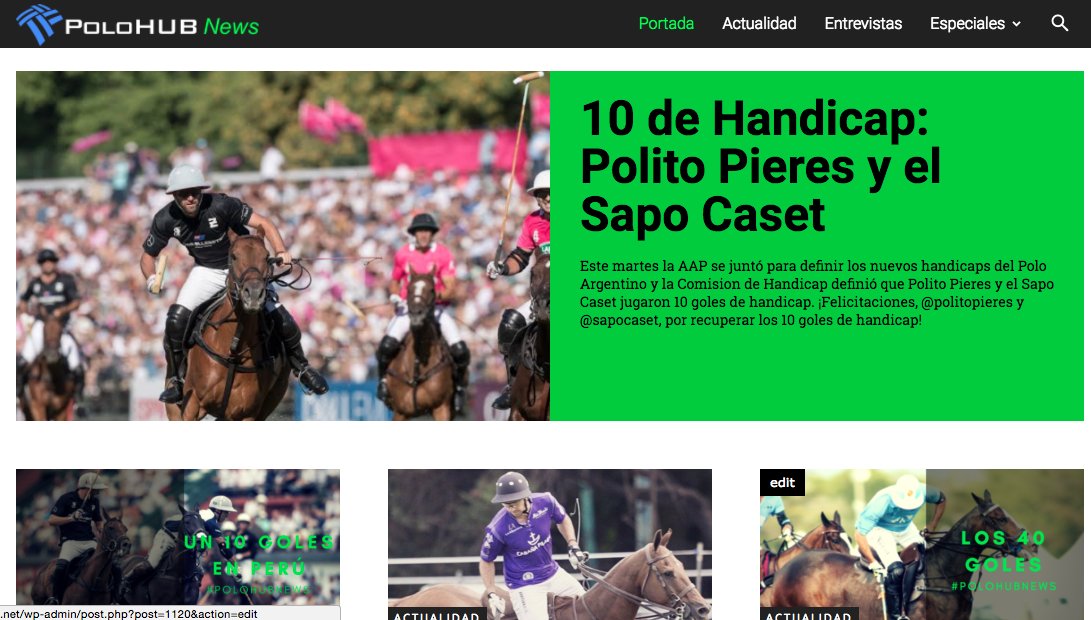 Ingresá a news.polohub.net para estar SIEMPRE al tanto de todas las noticias antes que nadie!!
#PoloHubNews
