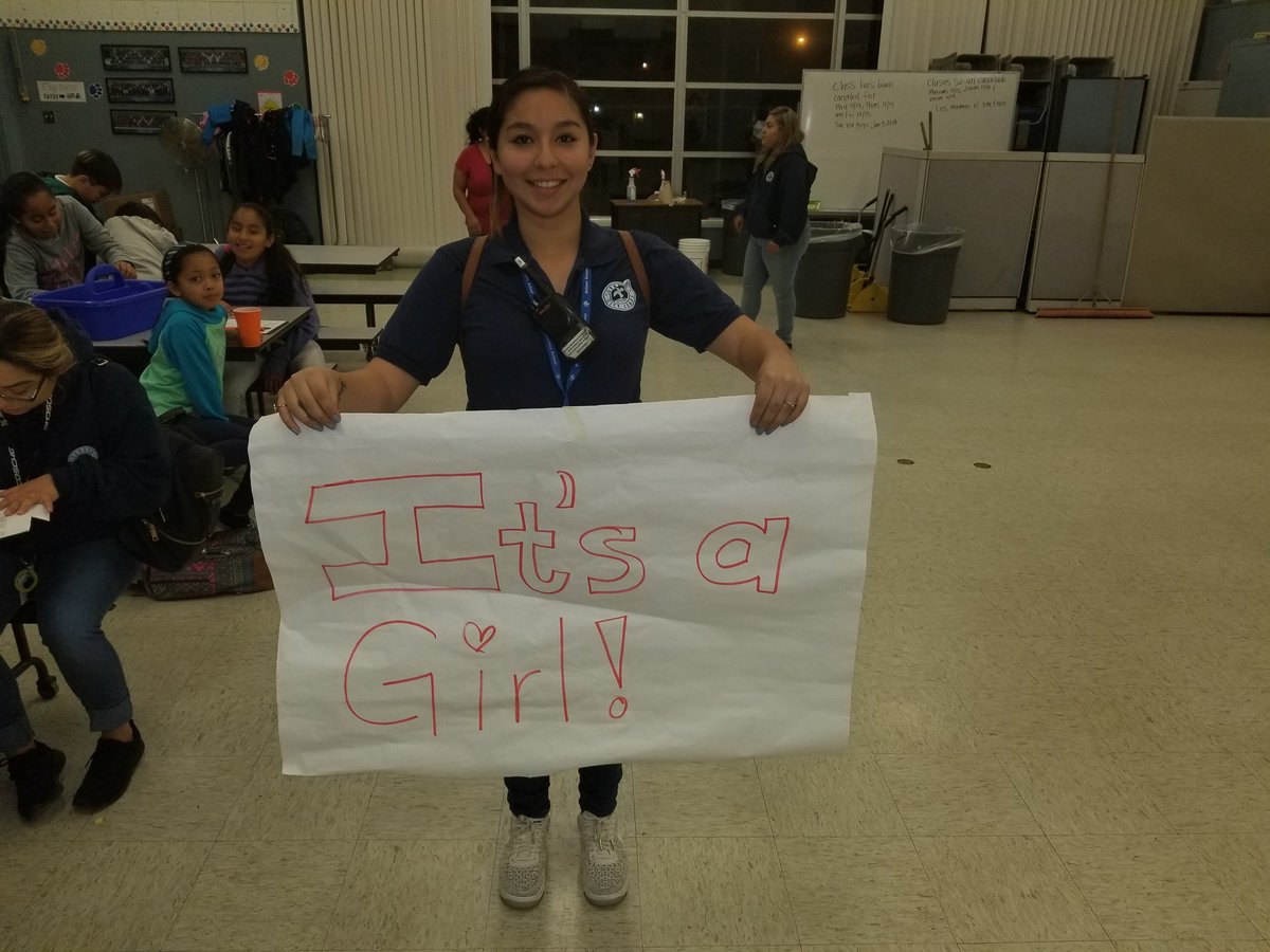 Ms Rebecca reveals that it's a girl #hesdpride