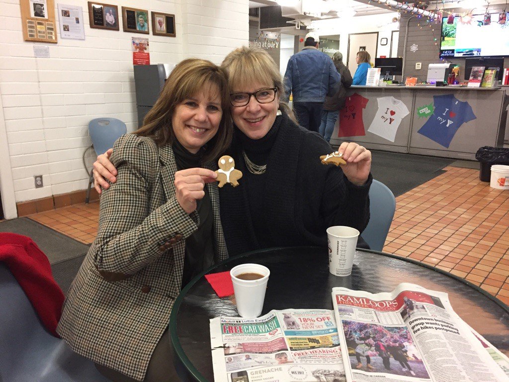 KamloopsY's tweet photo. These ladies met at the Y in early 90, and they've been Y Members and best friends ever since! So lucky to have so many great stories at our Y! Come visit us and grab a treat for our Member Appreciation Day! Until 7:30pm at both Y locations! #ilovemyy #kamloopsy #community https://t.co/dfQi9Kve54