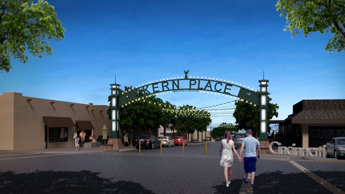 City Of El Paso A Twitter The Columns That Will Hold The Archways Went Up On Cincinnati Today These Will Highlight The Iconic Kern Place Corridor Provide Lighting Https T Co Cxs8tbyfg2