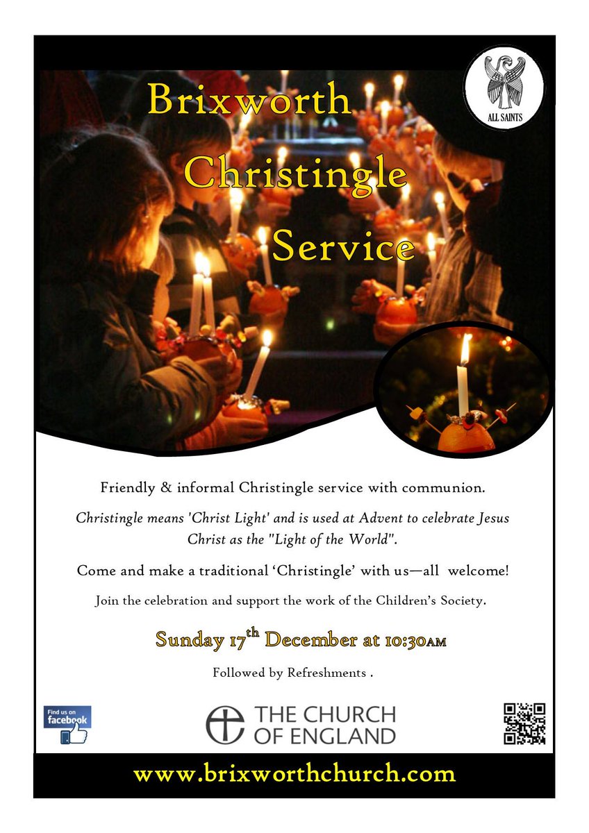 Children! Come play with sharp sticks and naked flames in a Grade 1 Listed Building this Sunday <a href="/10/">PR</a>:30am.#Christingle #GodWithUs