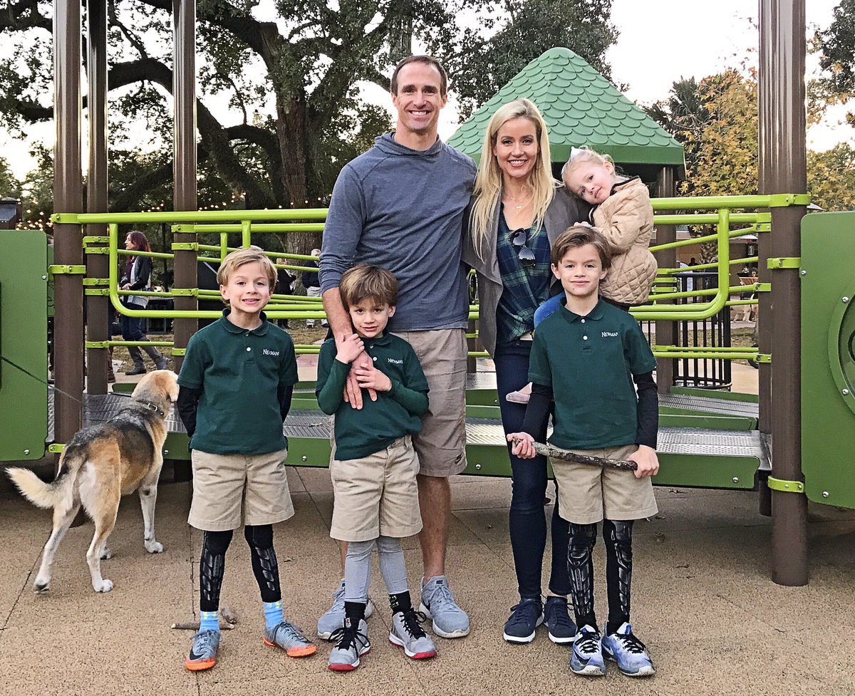 Saints's tweet image. .@DrewBrees and his family teamed up with @AudubonNature to open a new inclusive playground. The playground offers play features for children of all abilities, including those with mobility and sensory challenges