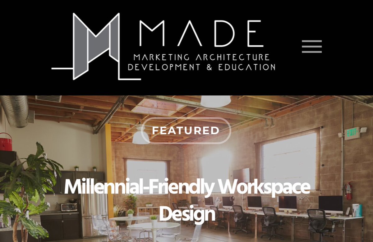 MadeArch's tweet photo. It takes a customer-centric approach and a keen understanding of how #millennials work, what their needs are, and what will satisfy those needs and create a productive and engaging environment in the process. >>https://t.co/FPyho26xx0<< https://t.co/yytPw4ZrYb