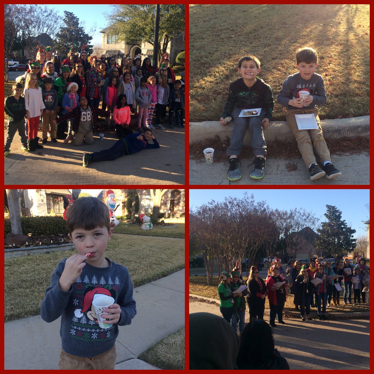 J_Trejo56's tweet photo. Teacher Caroling in our Neighborhood ⛄️❄️🎄🎅@DCEtrailblazers @Leland1st @CityofCoppell @Coppellisd #magnoliapark https://t.co/UtDpvbPhue
