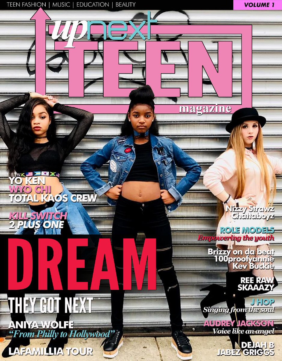 UpNextMagazine's tweet photo. Huge shoutout to Philly’s own DREAM @phillydream215 for making the cover of the new @upnextmagazine TEEN edition.
ATTENTION ALL TEEN SINGERS, DANCERS, RAPPERS, WRITERS, BLOGGERS, PHOTOGRAPHERS. Get with us #upnextmagazine #upnext #music #fashion #art #business https://t.co/tnAQIlAQFO