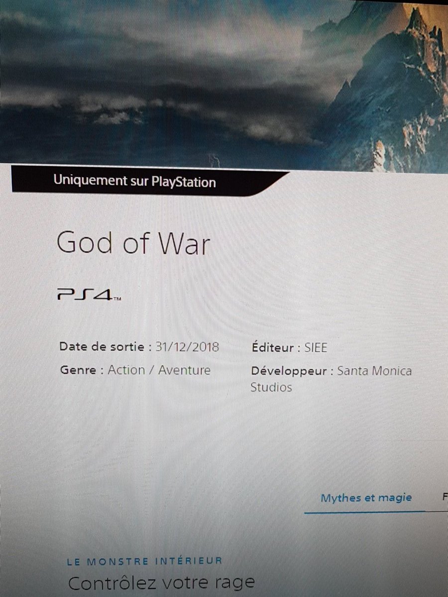 karimcbe's tweet image. 31/12/2018 Sur le site officiel wtf !!! J'espère que ce ne sera pas ça quand même #GodOfWar