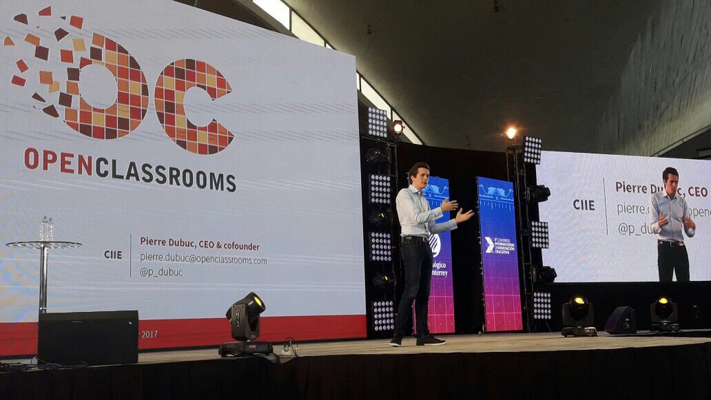 p_dubuc's tweet image. Building a global talent supply chain with online apprenticeship programs on @OpenClassrooms #CIIE2017 #mexico