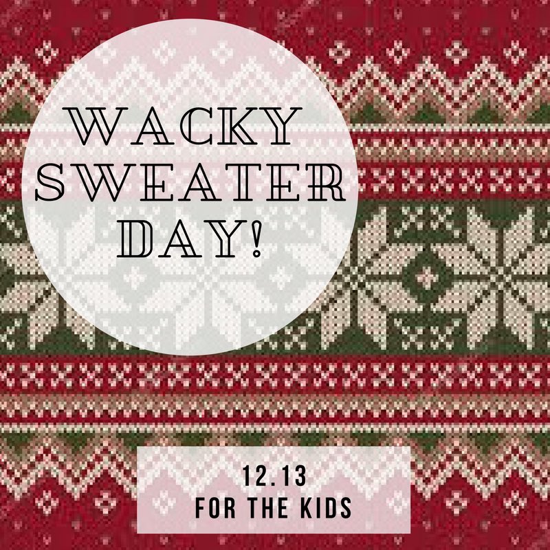 DMatMSD's tweet photo. Wednesday is wacky sweater day, meet us in the courtyard during both lunches to put your handprint on the sign we’ll be hanging later this week! https://t.co/wUGjpFkNXE