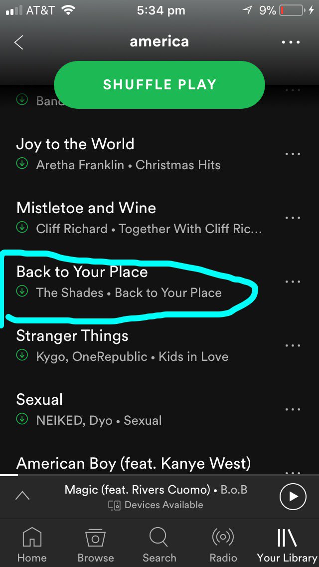 LaurenBarrettSJ's tweet photo. Along with a weird selection of songs here’s @TheShades newest best release “Back To Your Place” #StreamBackToYourPlace https://t.co/By7ipU5Akg