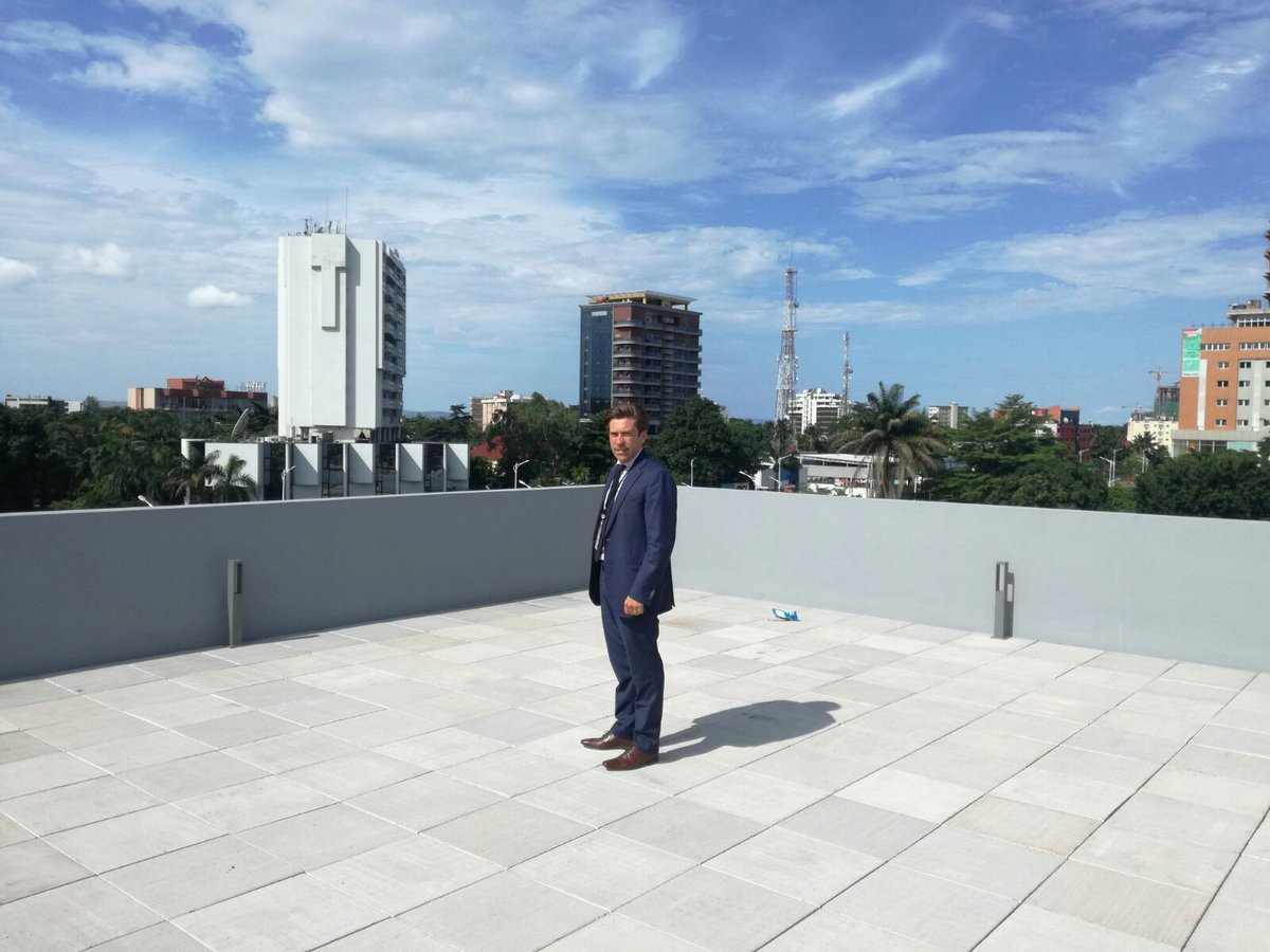 BeltradeRDC's tweet photo. dans la nouvelle ambassade belge à Kinshasa #RDCongo #Beltrade https://t.co/GSQE4w8dyH