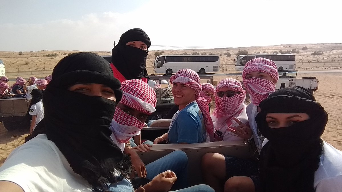Auto291_champ's tweet photo. Today we went on an unforgettable cultural tour, we at Auto291 never imagined spending a day in a desert, eating typical foods, seeing native arts and getting to know more about Arab history and culture! #LR4x4WF #4x4inschools #RoadToAbuDhabi https://t.co/lfYIiEvTsf