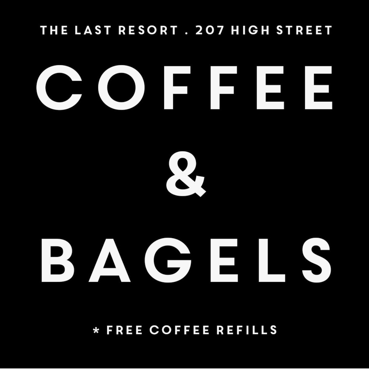 LastResortSA1's tweet photo. another reason to visit us... serving from 12pm - 5pm Wed-Sat.. Proper Giant NY Bagels... #lunchfix #propercoffee @CoaltownCoffee https://t.co/jCEcPQfbJs