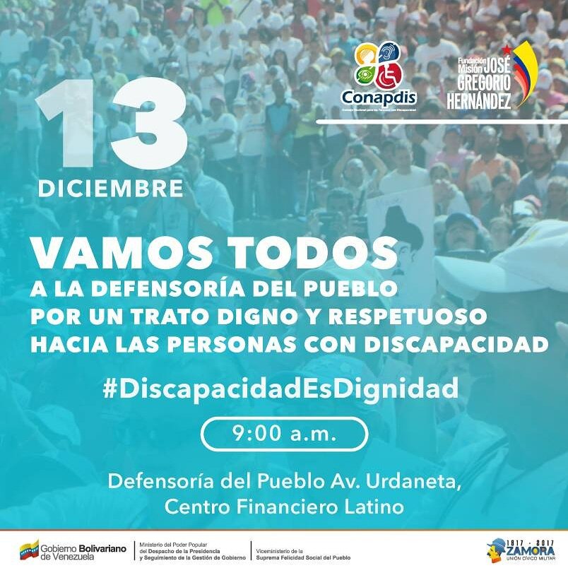 Conapdis's tweet photo. #DiscapacidadEsDignidad Desde las 9 am, dile no a la burla dile si al respeto hacia las personas con discapacidad. https://t.co/nDhl3U7GZf
