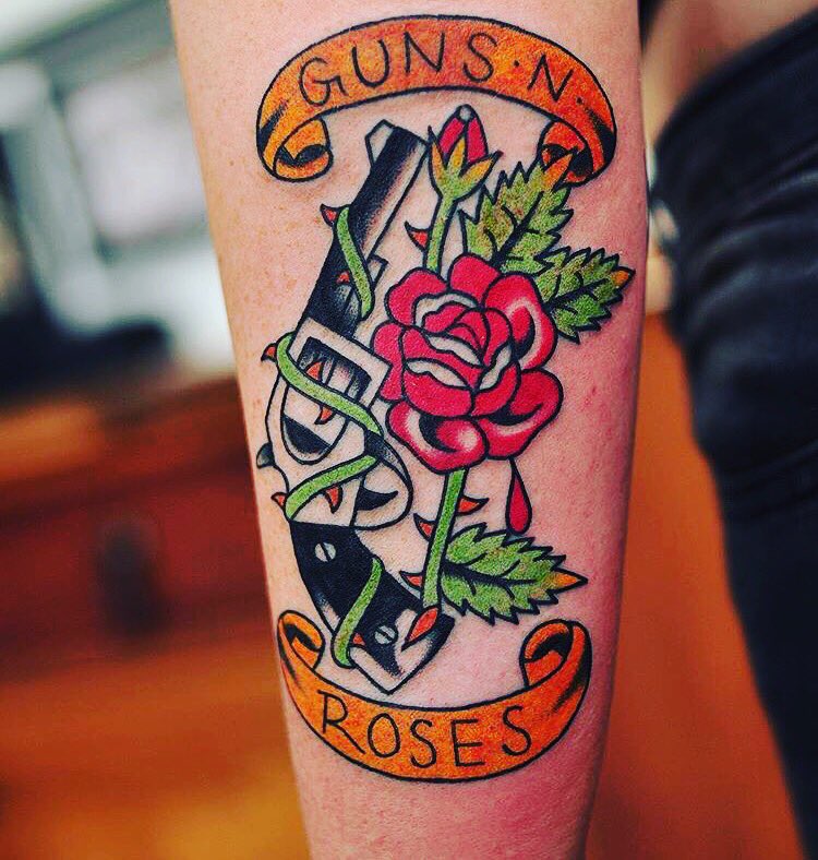 Tattoo uploaded by Alex Byrne  Guns n Roses inspired hand tattoo  Tattoodo