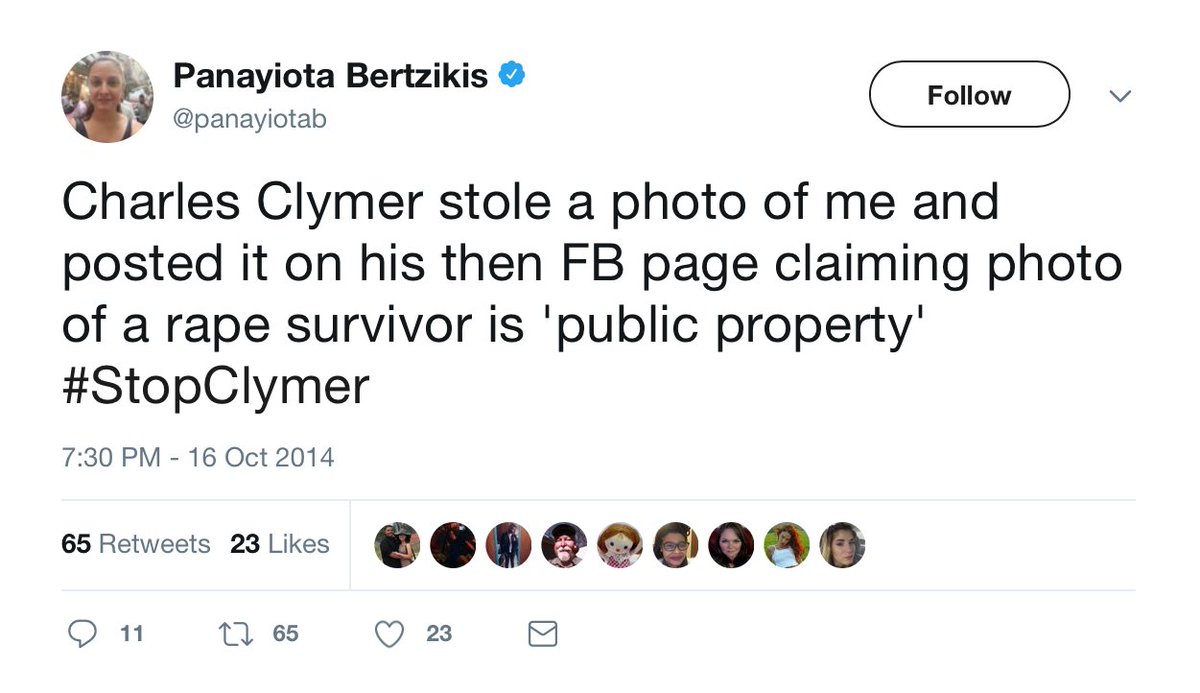 Under the identity "Charles Clymer," Charlotte reportedly had many altercations with women. Clymer's reputation for misogyny even sparked the hashtag  #STOPClymer. "Charles" has also been accused of stealing content, fabricating details about it, and once mocked the  #BLM movement.