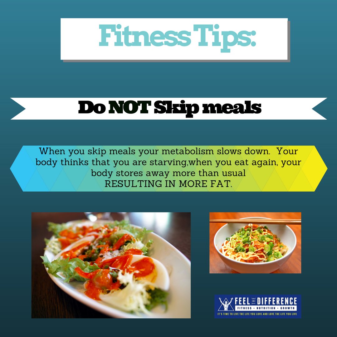 time2ftd's tweet image. Fitness Tips:  DO NOT SKIP MEALS #fitnesstips #fitnessgoals #feelthedifference #personaltrainer #dietician #holistichealth #livelife #lovelife