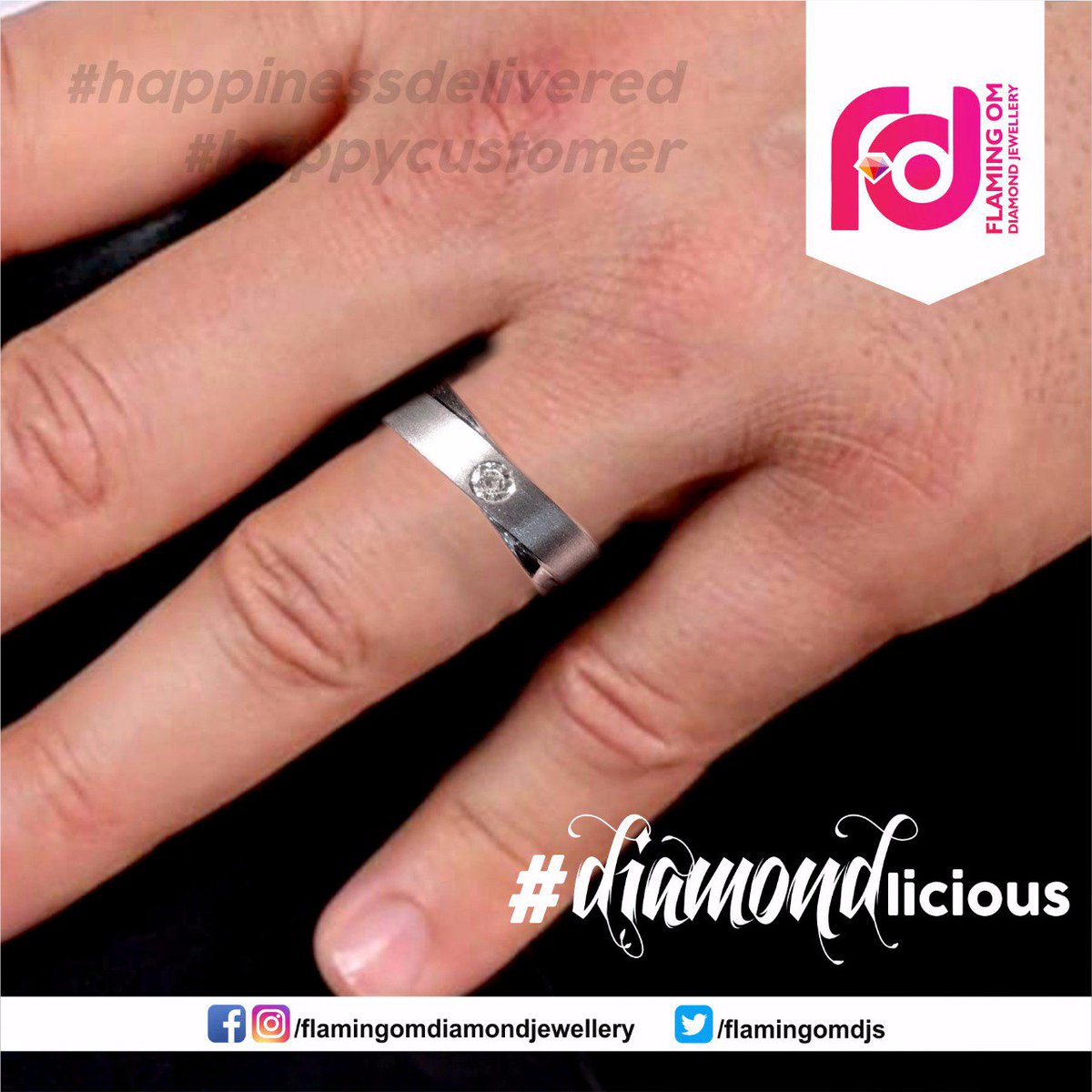 flamingomdjs's tweet image. Every piece of Jewellery tells a story! 
Product Category: Rings
Product Specification: 8.1 grams 18K Gold, 0.16 ct Diamond.
#diamondlicious #happycustomers #FODJ